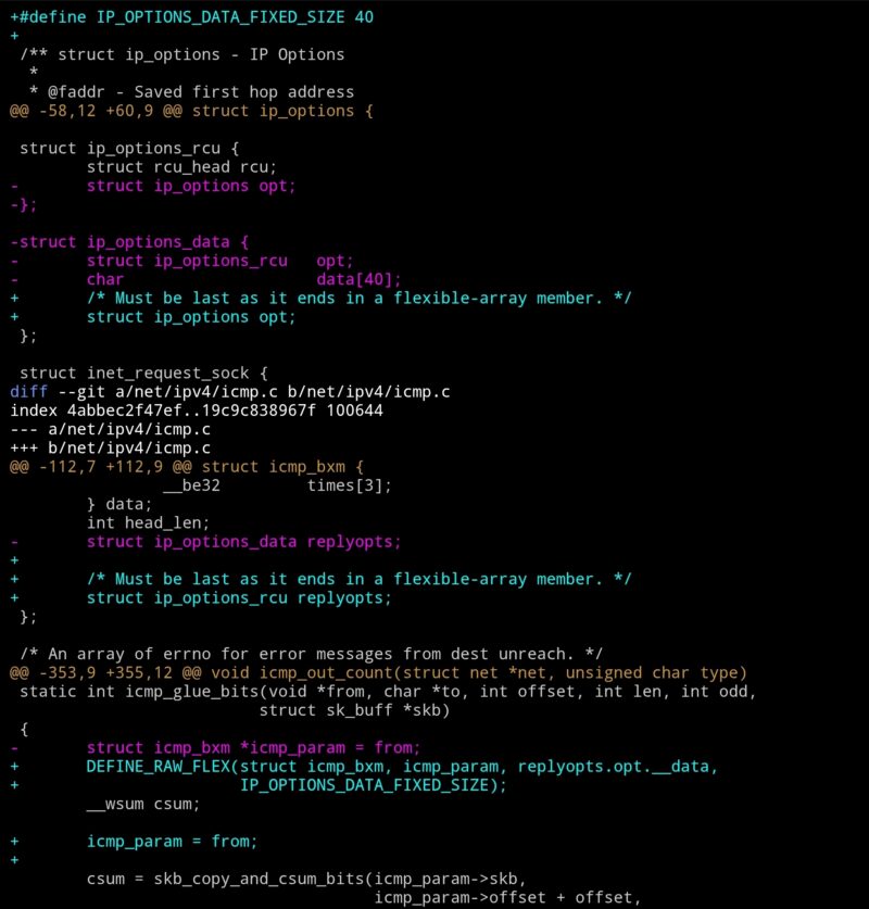 First Linux kernel patch of 2026 – Gustavo A. R. Silva